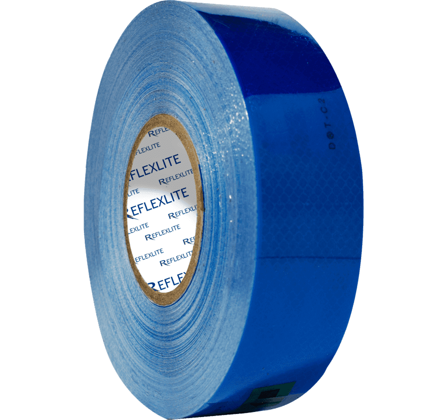 Cinta reflectiva azul 5CM(2″) 45.7 Mts