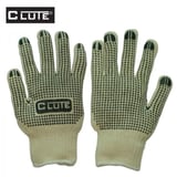 Guante de hilo con puntos de pvc palma y dorso clute - Clute
