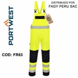 Pantalón y pechera alta visibilidad Multi-Norm FR63 - PORTWEST