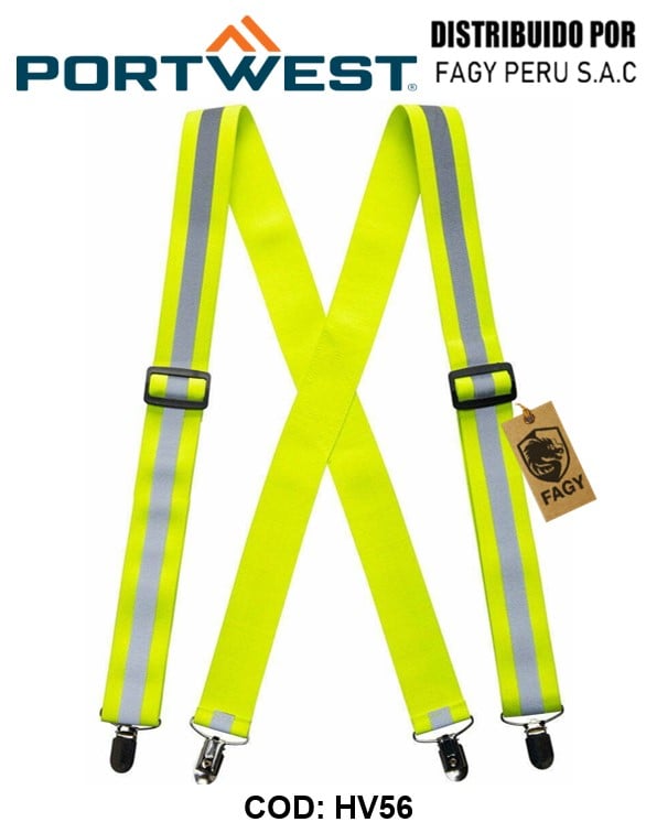 Tirantes de alta visibilidad para pantalones HV56