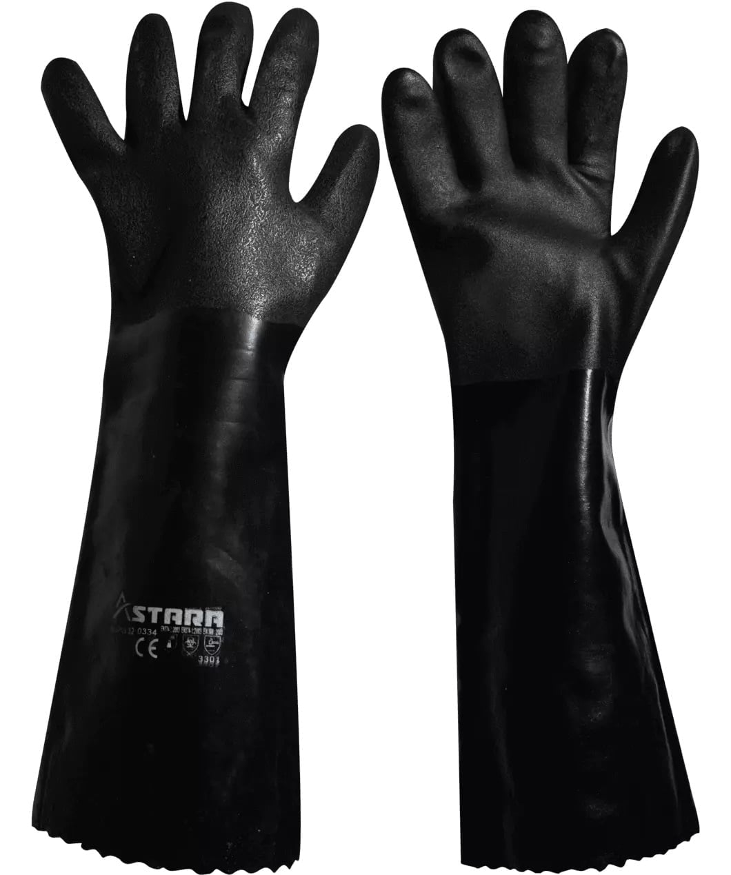 Guante de PVC negro