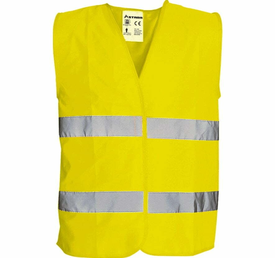 Chaleco 2 bandas Naranja y Amarillo