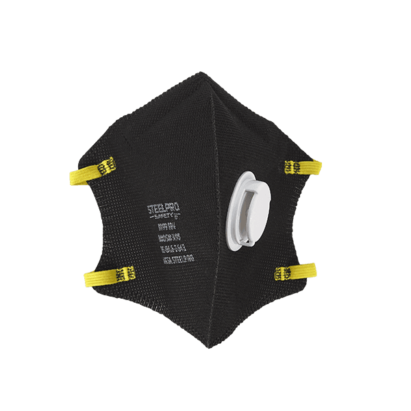 Respirador Descartable Plegable M 9910V c/Válvula Negro