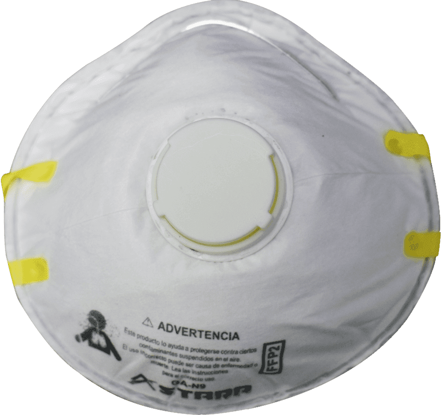 Mascarilla Contra Particulas FFP-2 Con 1 Filtro Desechable N9