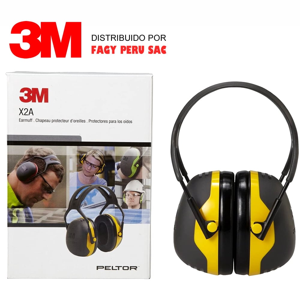 Orejera 3M X2A Serie X con Banda 24dB