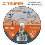 Disco 3″ corte de metal Truper 12544 - Truper