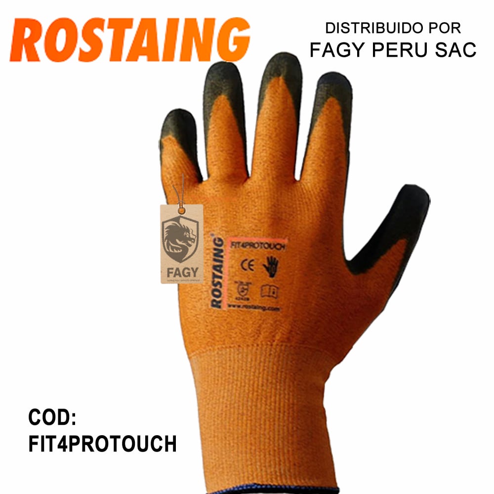 Guante anticorte fit4protouch Rostaing