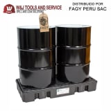 Pallet para derrame 02 tambores 5117-BD - W Tools