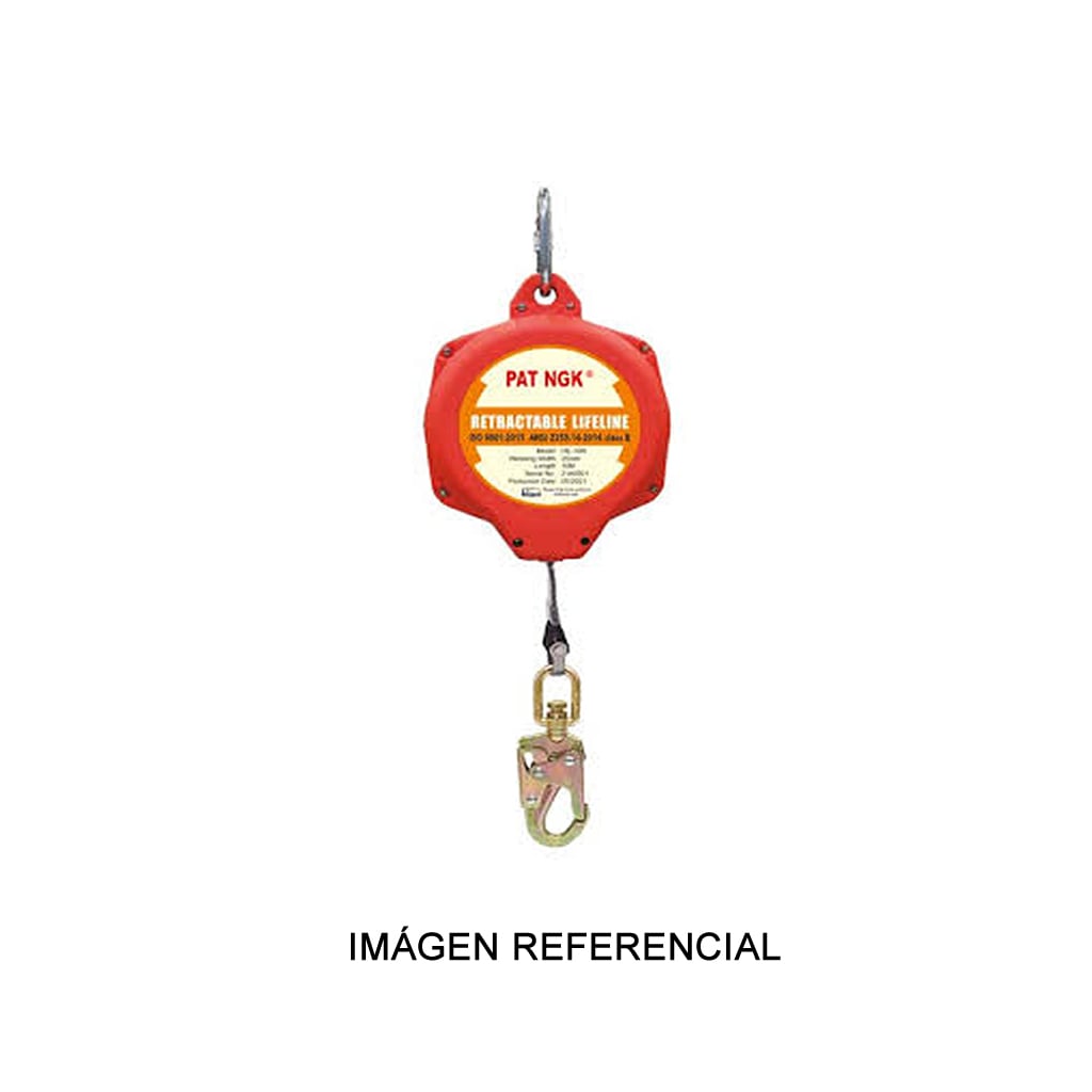 Bloque retráctil de cinta de nylon Pat NGK