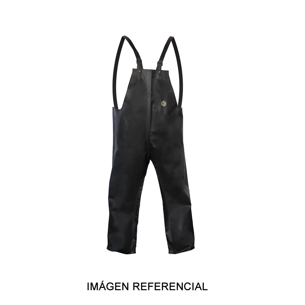 Pantalón en tela enjebada negro nacional