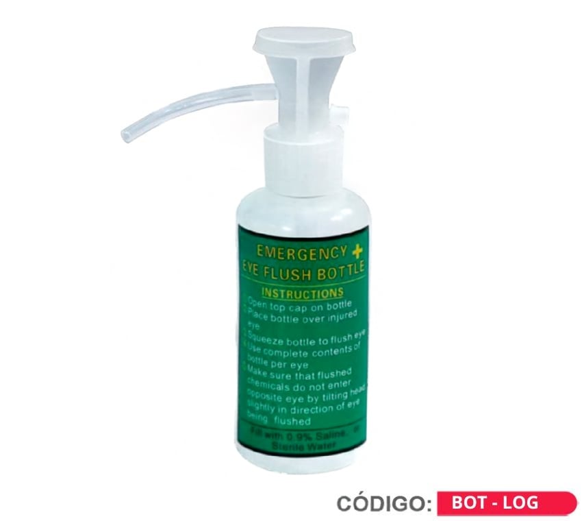 Botella lavaojos 500ml importado