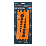 Regleta medidora de tuercas y tornillos, std y mm, TRUPER 10811