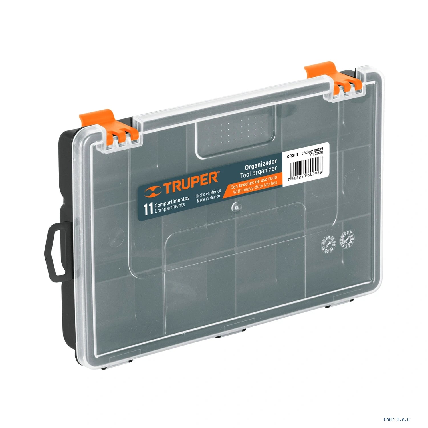 Organizador 9" con 11 compartimentos, Truper 10035