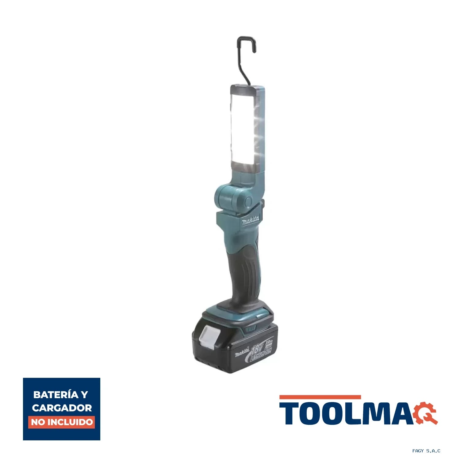 Linterna de Trabajo 18V LXT 12 L.E.D. 240 Lm (Sin Baterías/Sin Cargador) Makita DML801