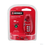 Candado maletero de combinación 25 mm blíster Hermex 43350 - Hermex