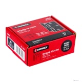 Bisagra cuadrada 3", negro mate, cabeza plana, HERMEX 46918