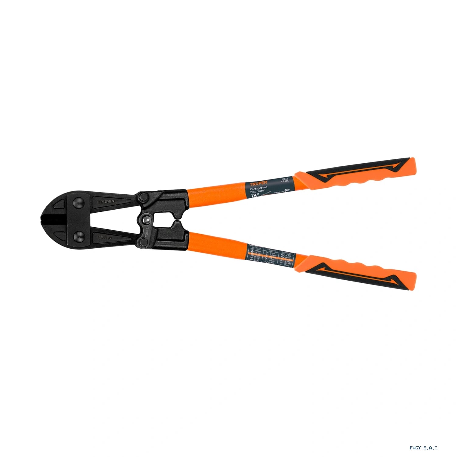 Cortapernos 18", profesional, TRUPER 12832