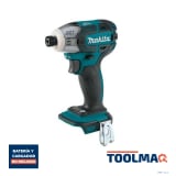 Atornillador de Impacto 1/4" Hex 18V LXT BL Baretool Makita DTS141Z