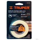 Cinta doble cara de 19 mm x 1.5 m Truper 11724 - Truper