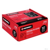 Bisagra cuadrada 3 1/2", negro mate, cabeza plana, HERMEX 46708
