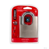 Candado de hierro 60 mm con coraza, llave anti-ganzúa 43314