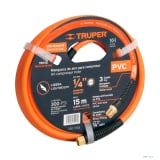 Manguera para compresor, de PVC, 15m x 1/4", Truper 19015