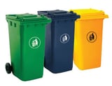 Contenedor con ruedas de 240 litros - Producto Importado