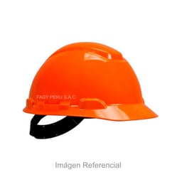 Casco 3M H706 tipo jockey color naranja