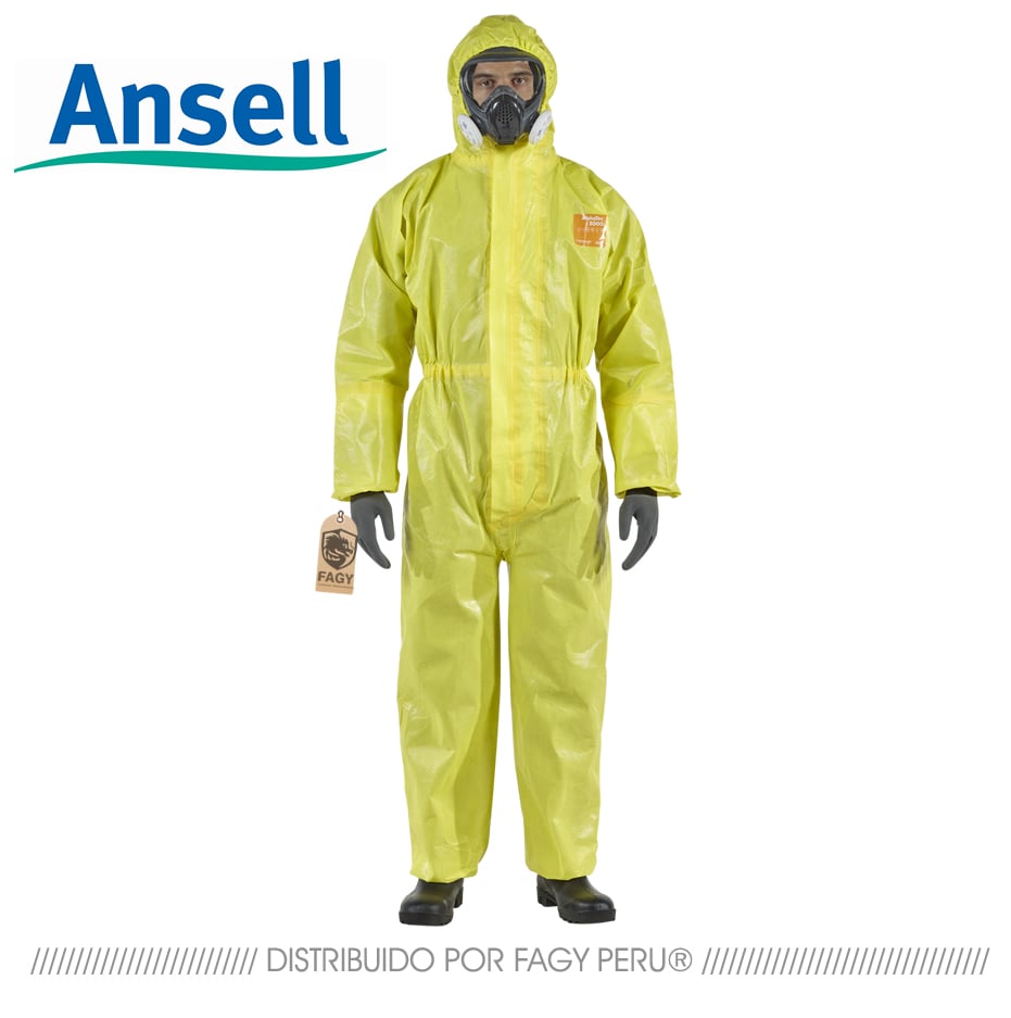 Traje Contra Químicos Nivel B 3000-111 AlphaTec