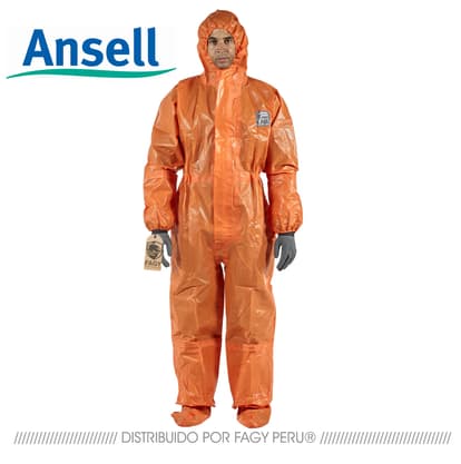 Traje Contra Químicos Nivel B 5000-122 AlphaTec - Ansell