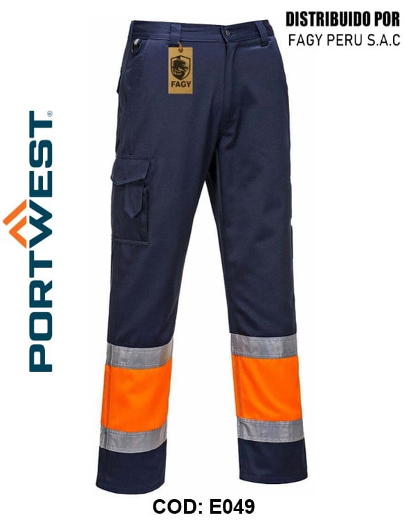 Pantalón Combat bicolor de alta visibilidad E049