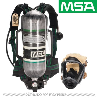 Equipo de respiración autónoma 60 minutos msa 10217600 - MSA