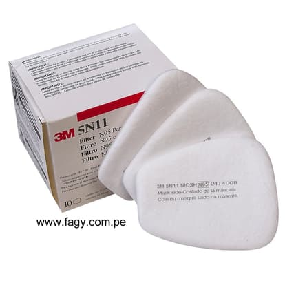 Prefiltros 3M 5N11 contra Polvos y Partículas - 3M