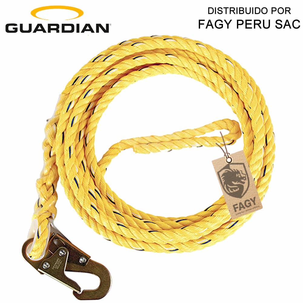 Cuerda Guardian Para Linea De Vida Vertical 50´