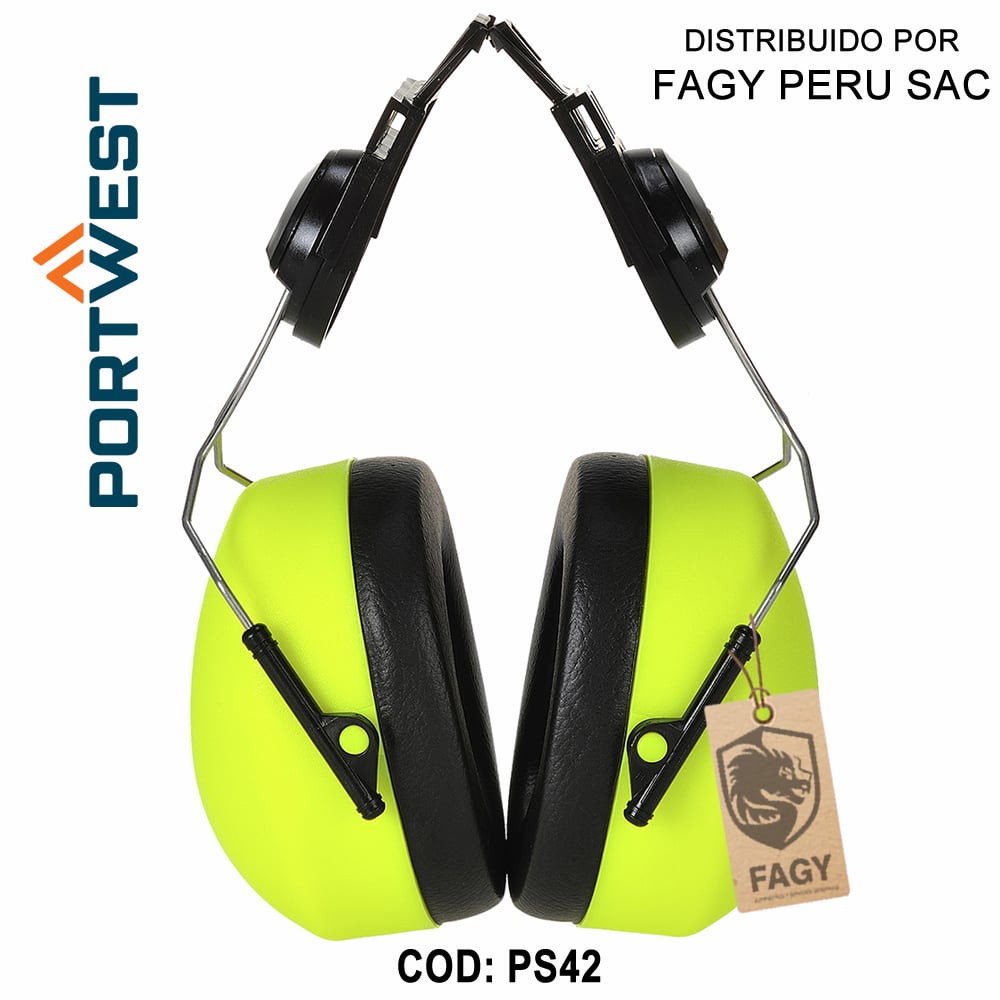 Protector auditivo de alta visibilidad Clip on SNR 26 dB PS42