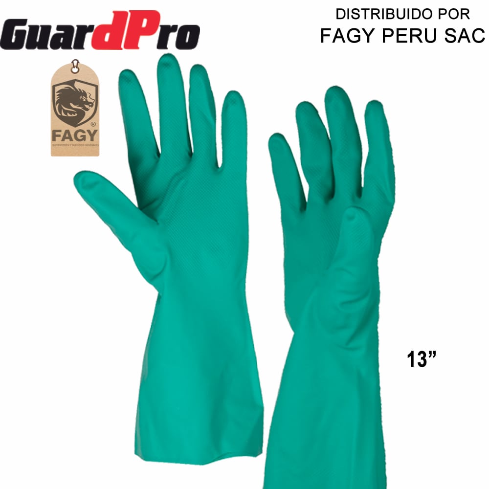 Guante de nitrilo 13″ guardpro