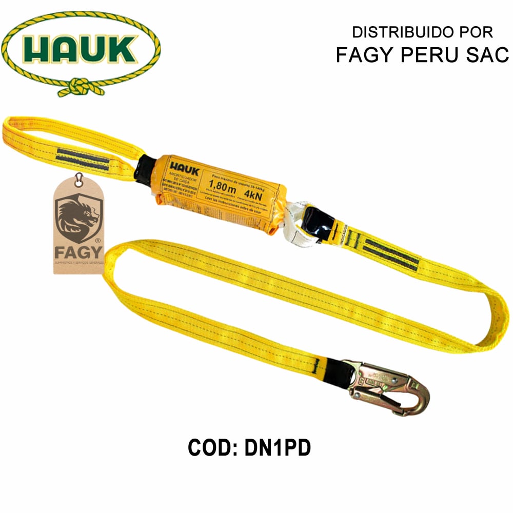 Linea conexión 1.8m amortiguador Hauk DN1PD