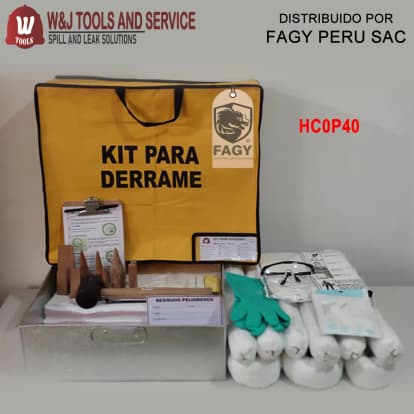 Kit antiderrame para equipo pesado en mineria - W Tools
