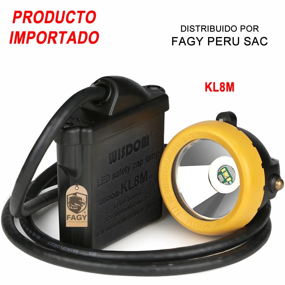 Lampara minera Wisdom KL8M