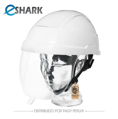 Casco de seguridad con careta contra arco eléctrico - Producto Importado