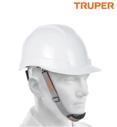 Barbiquejo con barbilla para casco industrial 12338 Truper - Truper
