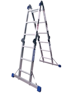 Escalera multiuso de aluminio Bronco American