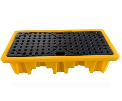 Pallet antiderrame para 2 cilindros 150 litros