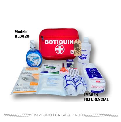 Botiquín de primeros auxilios MTC- buses y camiones BL0020 - Producto Importado