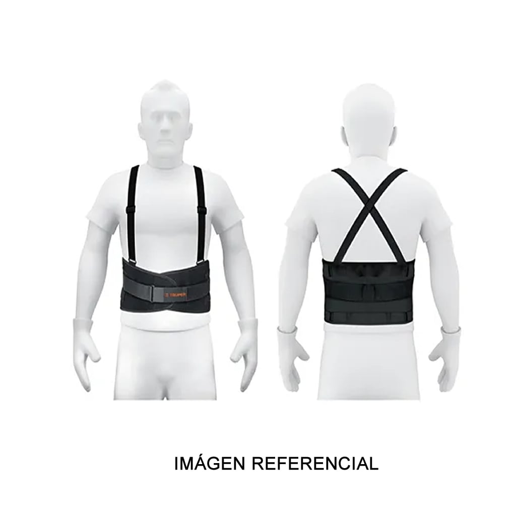 Faja lumbar con tercer cinturón talla XG Truper 10956