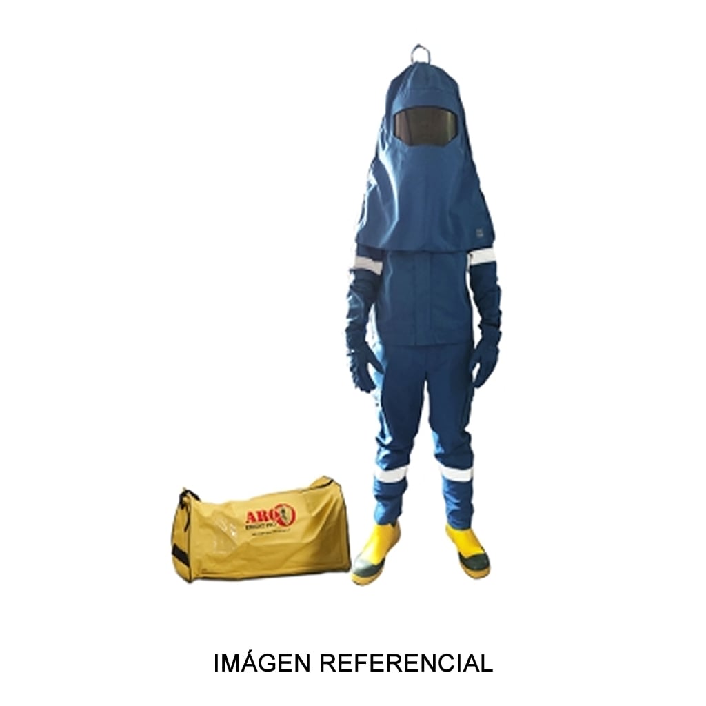 Traje Anti Arco Flash 25 cal/cm² (Categoría 3) Inherente Azul