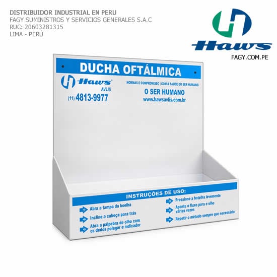 Base de PVC para Botellas Lavaojos Hwas Avlies