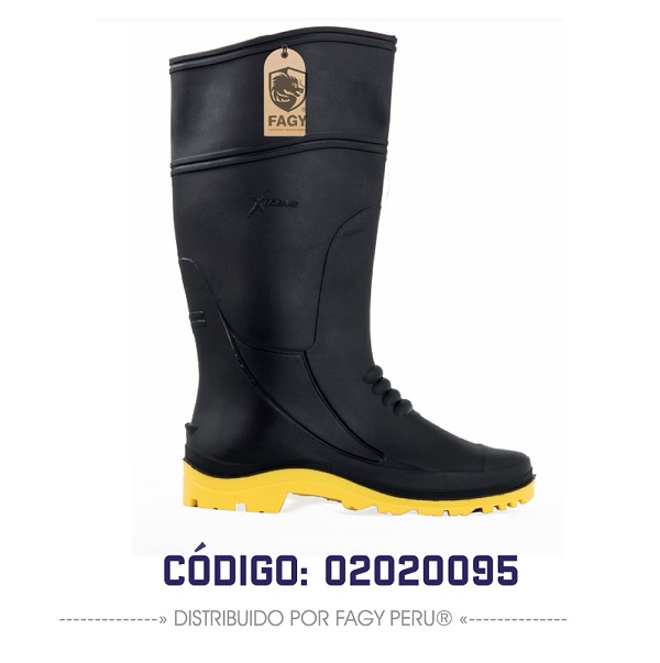EPP Arequipa - Bota de PVC Negro Extremo