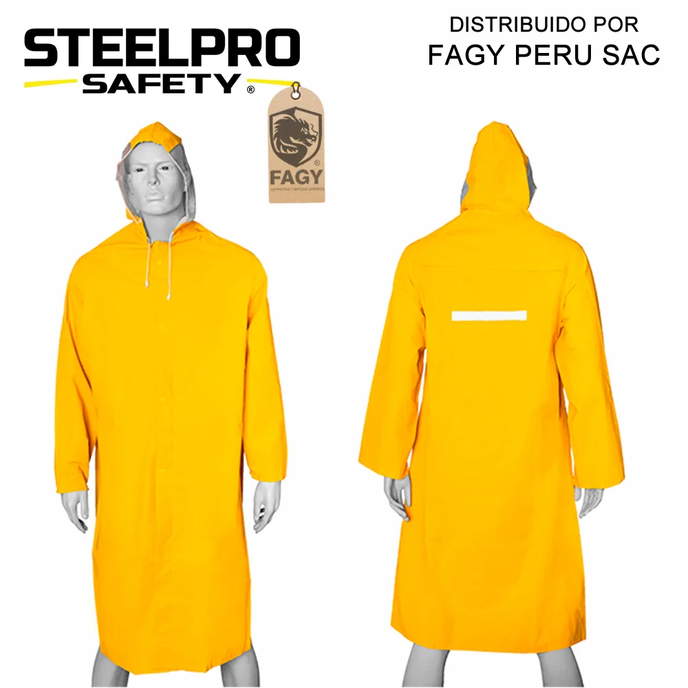 Abrigo de PVC amarillo XP-300 Steelpro