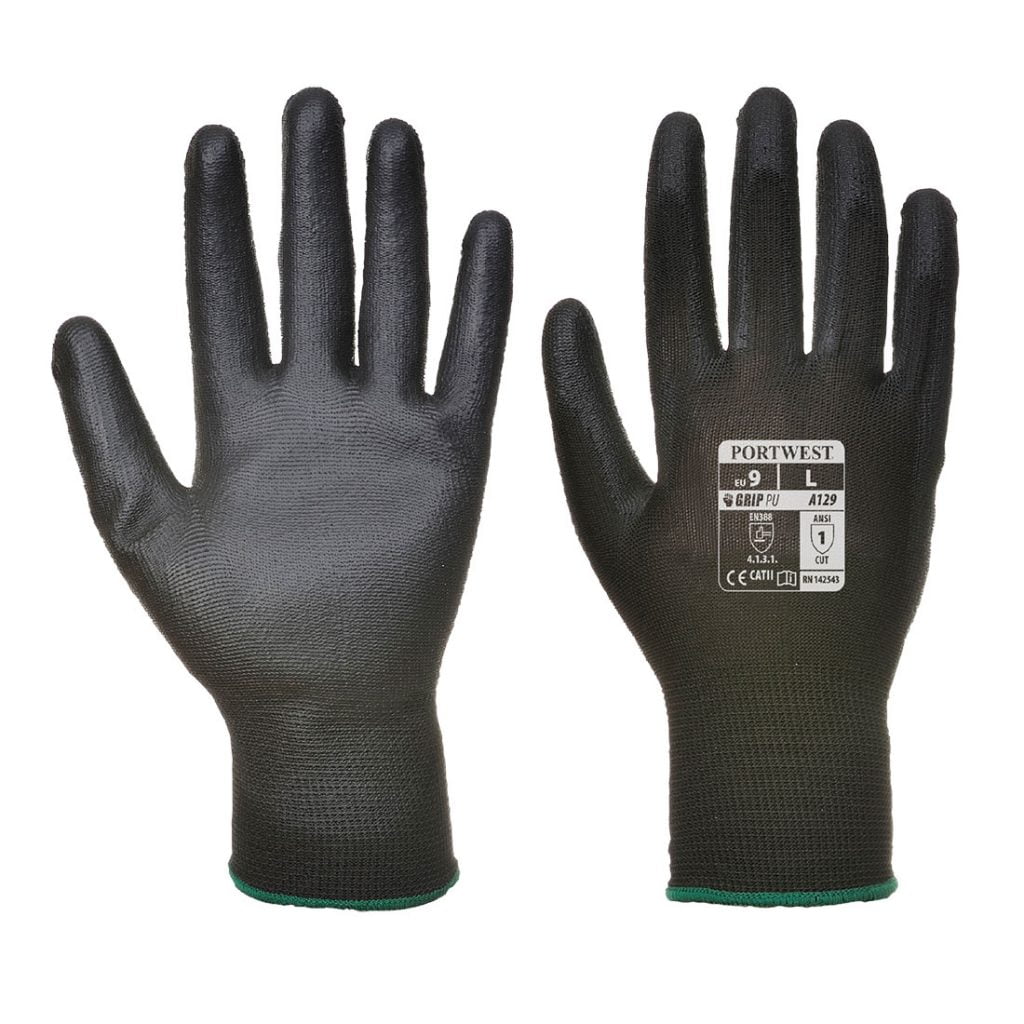 Guante con palma de PU (Pack de 12) A129